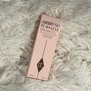 “NEW” Charlotte Tilbury’s Airbrush Flawless Foundation in the color 7 WARM